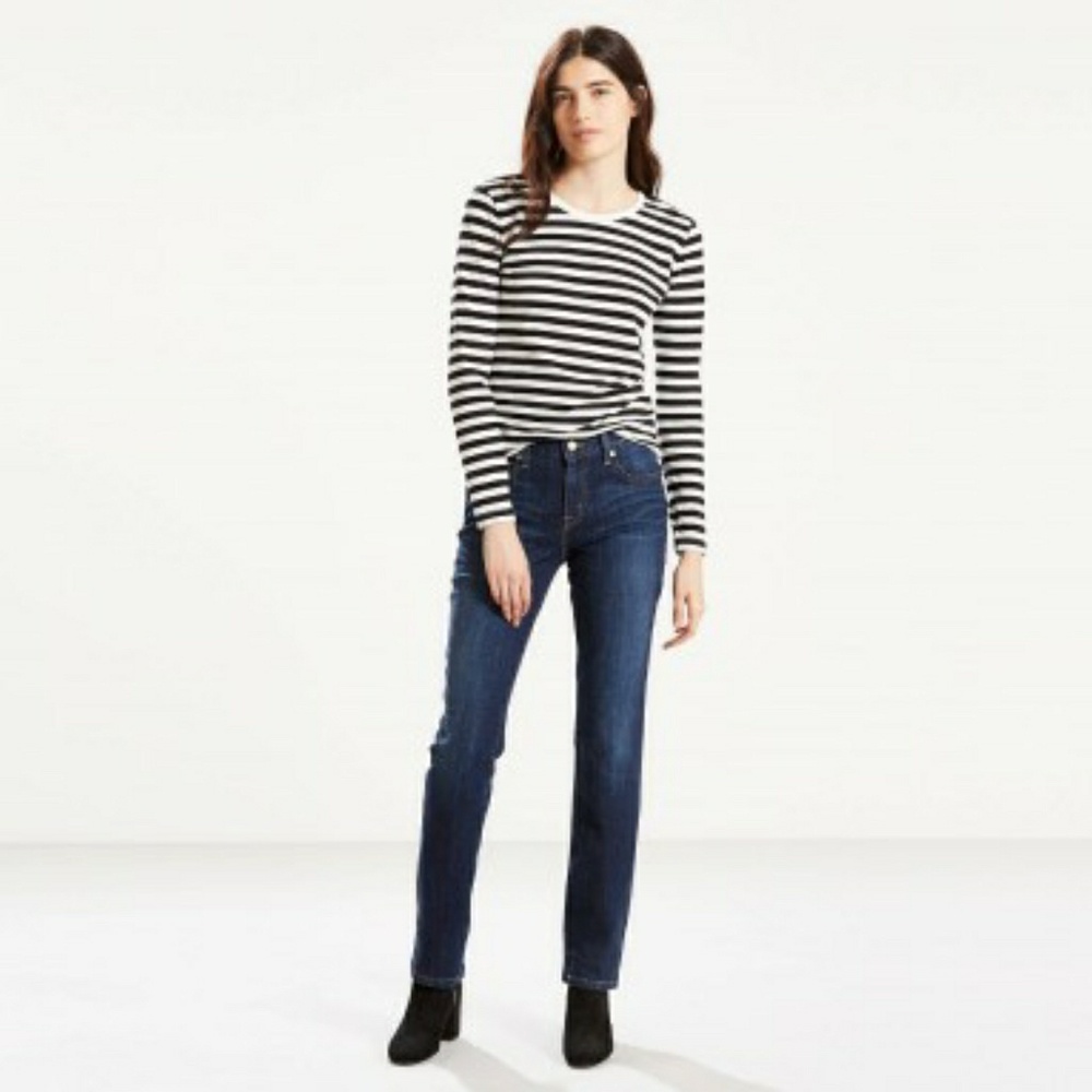Levi's 505 Midrise Dark Wash Straight Leg 29 Waist